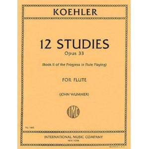Koehler：The Progress in Flute Playing, Op. 33 Volu...