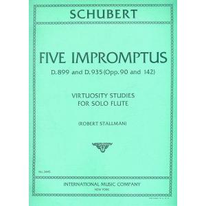 Schubert：Five Impromptus, Opp. 90, 91 (STALLMAN)