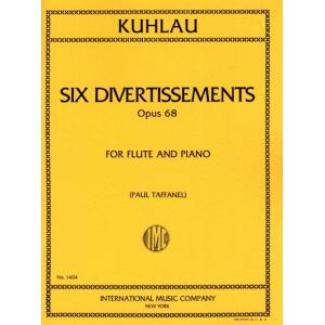 Kuhlau：Six Divertissements, Op. 68 (TAFFANEL)