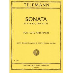 Georg Philipp Telemann : Sonata in F minor, TWV 41...