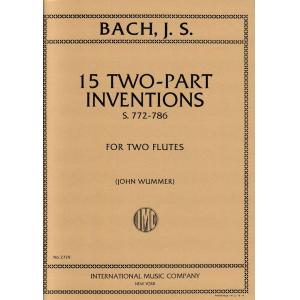 Bach：Fifteen Two-Part Inventions (WUMMER)