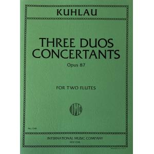 Kuhlau：Three Duos Concertants, Op. 87