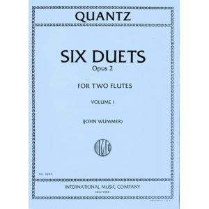 Quantz：Six Duets Op. 2 Volume I (WUMMER)