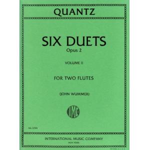 Quantz：Six Duets Op. 2 Volume II (WUMMER)