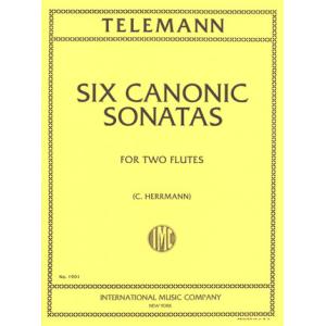 Telemann：Six Canonic Sonatas (HERRMANN)