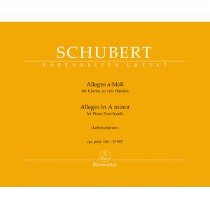 Franz Schubert – Allegro for Piano Four Hands in A...