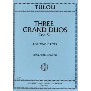 Tulou：Three Grand Duos, Op. 72 (RAMPAL)