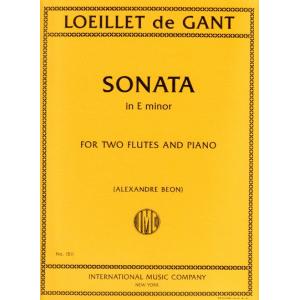 Loeillet：Sonata in E minor (BEON)
