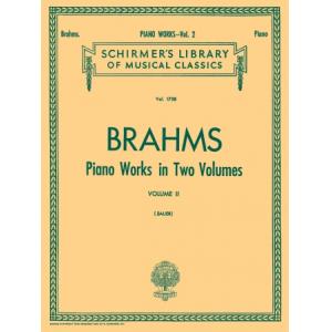 Brahms：Piano Works (Sauer), Vol. II - Schirmer Lib...