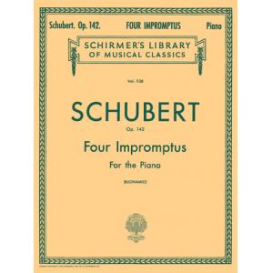 Schubert：4 Impromptus, Op.142 (Buonamici) - Schirm...