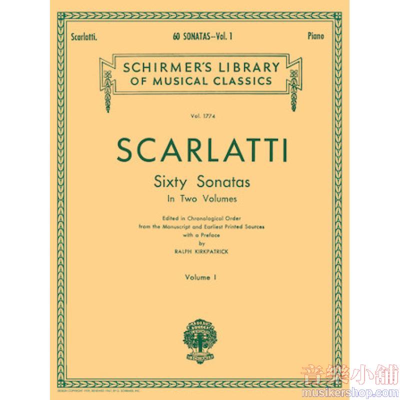 Domenico Scarlatti : 60 Sonatas, Volume I Piano Solo