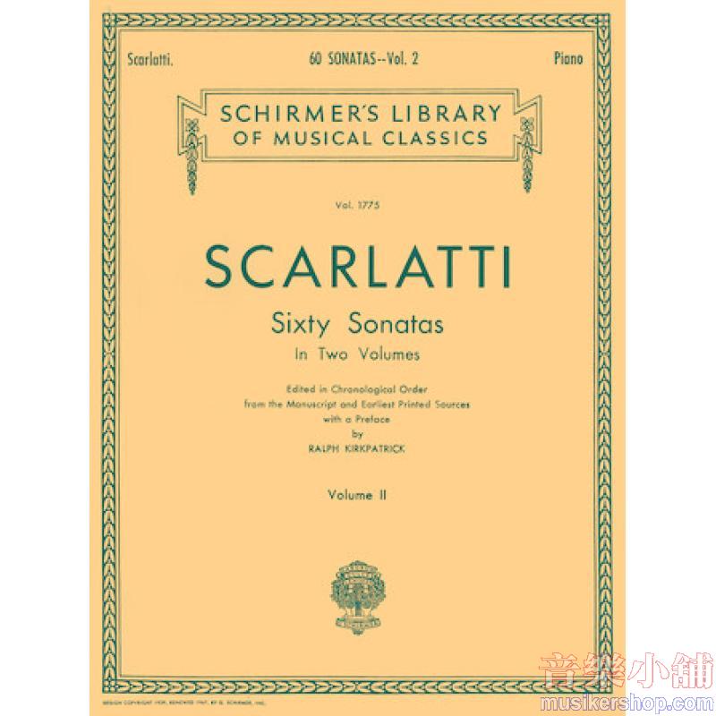 Domenico Scarlatti : 60 Sonatas, Volume II Piano Solo