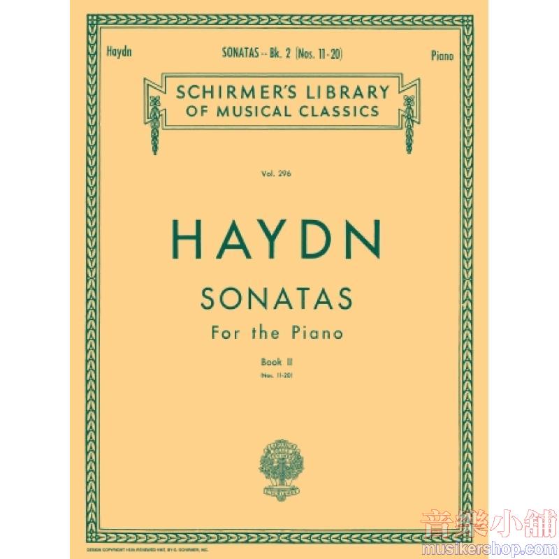 Haydn:20 Sonatas (Klee-Lebert), Book ll (Nos. 11-20) - Schirmer Library of Classics Volume 296
