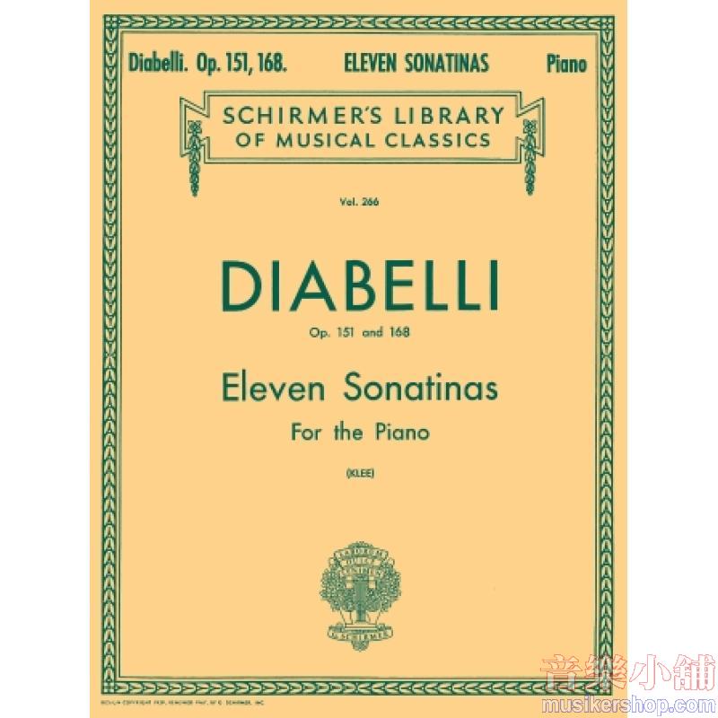 Diabelli:11 Sonatinas, Op. 151 and 168