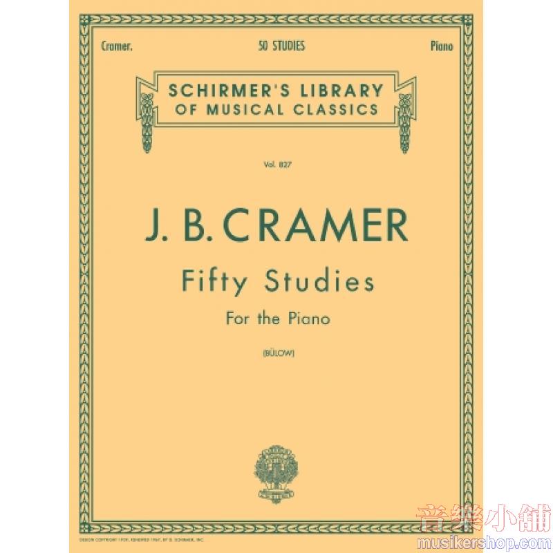 Cramer:50 Selected Studies (Bulow), Complete - Schirmer Library of Classics Volume 827
