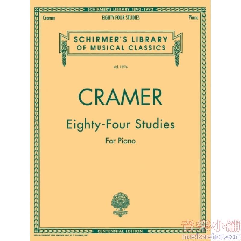 Johann Cramer : 84 Studies for Piano (Books I-IV – Complete)