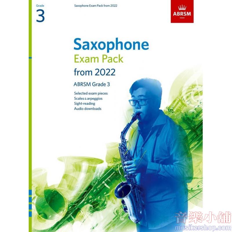 ABRSM Saxophone Exam Pack 2022-2025 Grade 3