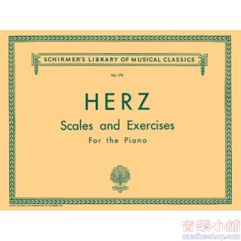 Herz:Scales and Exercises (Vogrich) - Schirmer Library of Classics Volume 170