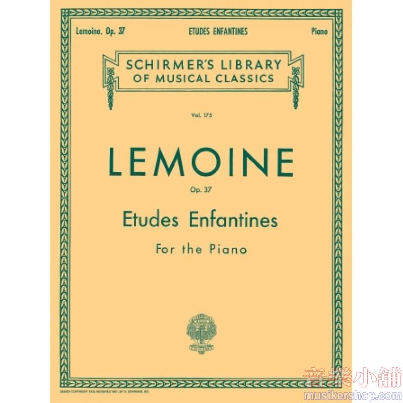 Henry Lemoine : Etudes Enfantines, Op. 37 Piano Solo