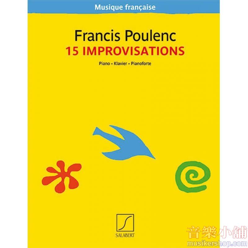 Francis Poulenc : 15 Improvisations For Piano