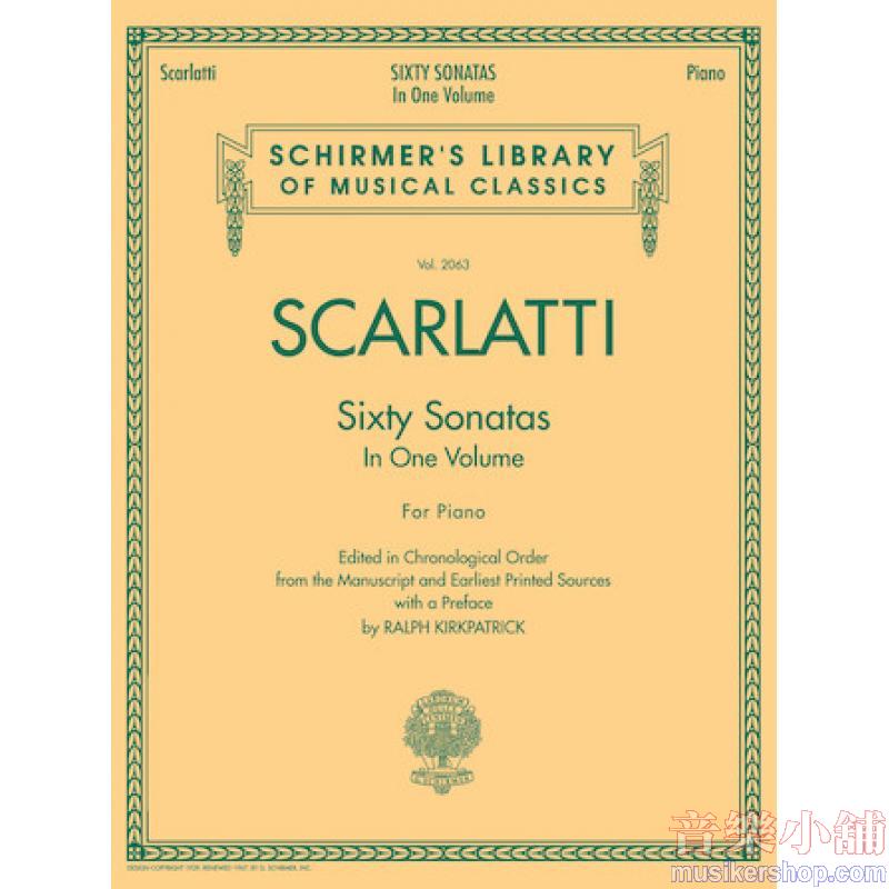 Domenico Scarlatti : 60 Sonatas, Books 1 and 2 (In One Volume) Piano Solo