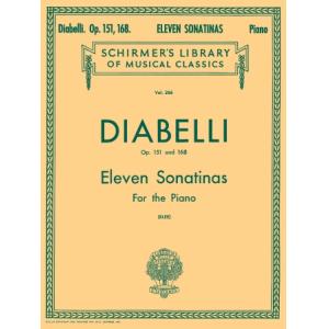 Diabelli：11 Sonatinas, Op. 151 and 168