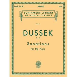 Dussek：6 Sonatinas, Op. 20 (Klee) - Schirmer Libra...