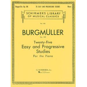 Burgmüller： 25 Easy and Progressive Studies for th...