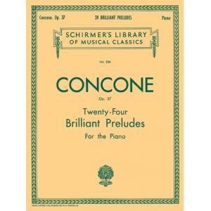 Concone：24 Brilliant Preludes, Op. 37 (Oesterle) -...