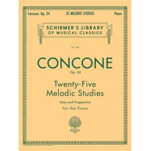 Concone：25 Melodic Studies, Op. 24 (Oesterle) - Sc...