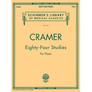 Johann Cramer : 84 Studies for Piano (Books I-IV –...