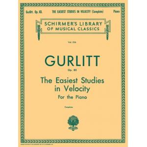 Gurlitt：The Easiest Studies in Velocity, Op. 83 - ...