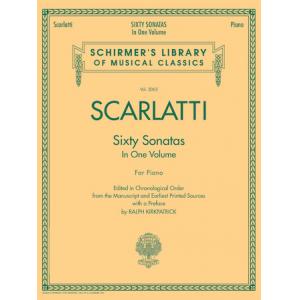 Domenico Scarlatti : 60 Sonatas, Books 1 and 2 (In One Volume) Piano Solo