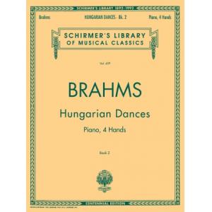 Brahms：Hungarian Dances Book II - Schirmer Library of Classics Volume 439