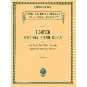 18 Original Piano Duets - Schirmer Library of Classics Volume 1764