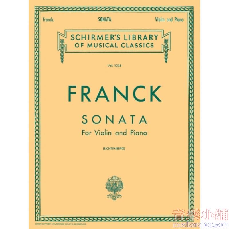 César Franck : Sonata in A Major Violin and Piano