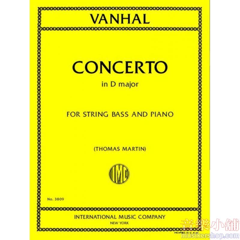 Vanhal：Concerto In D Major FOR String Bass and Piano