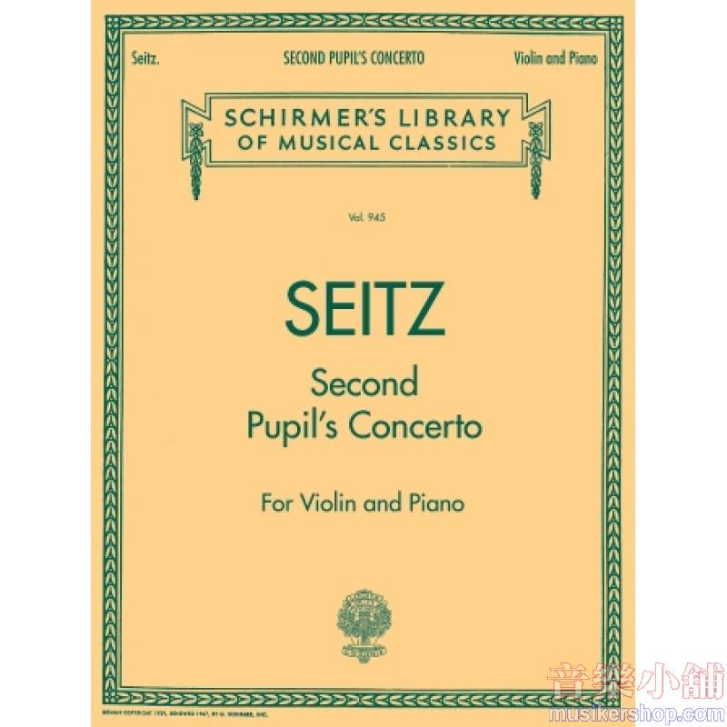 Seitz:Pupil’s Concerto No. 2 in G Major, Op. 13 (Mittell) - Schirmer Library of Classics Volume 945