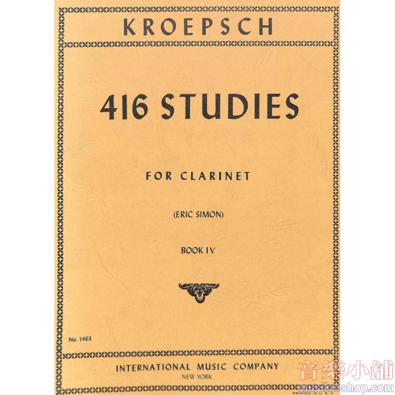 Kroepsch：416 Studi Vol. 4 (Simon) 