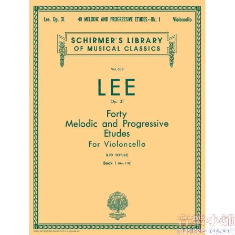 S Lee : 40 Melodic and Progressive Etudes, Op. 31 – Book 1