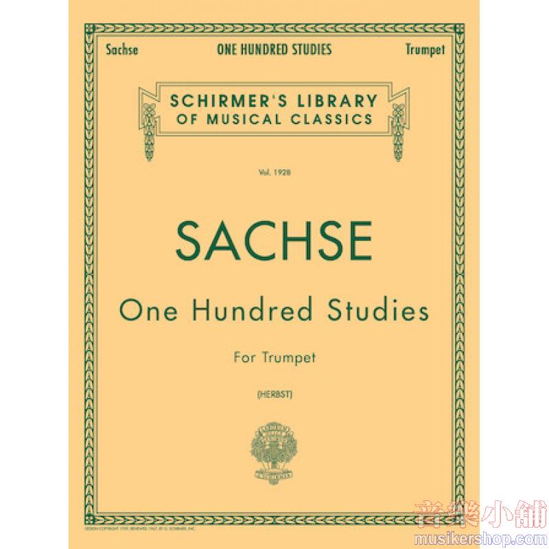 Sachse:100 Studies (Herbst) - Schirmer Library of Classics Volume 1928