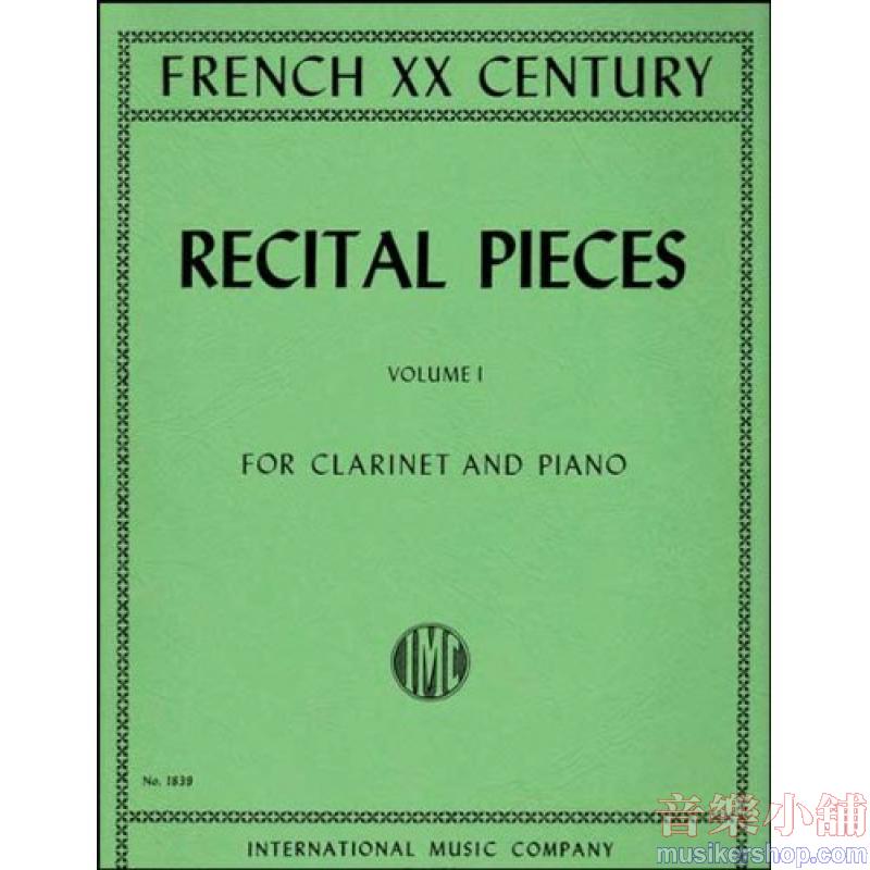 Contemporary French Recital Pieces Vol. 1