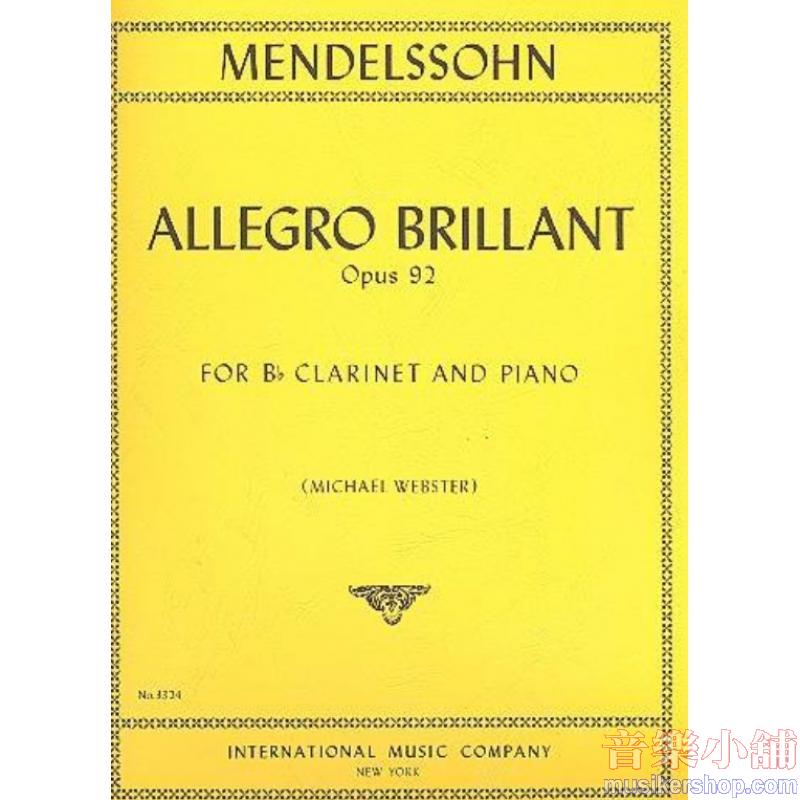 Mendelssohn：Adagio Brillante Op. 92