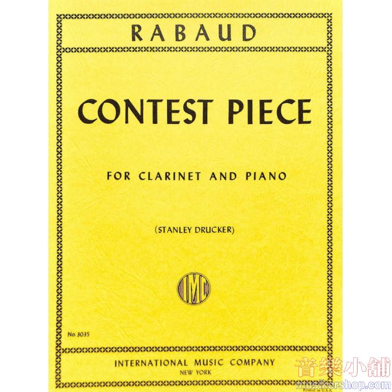 Rabaud：Contest Piece, Opus 10 (DRUCKER, Stanley)