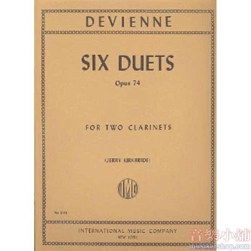 Devienne：Six Duets, Opus 74 F(J. Kirkbride)