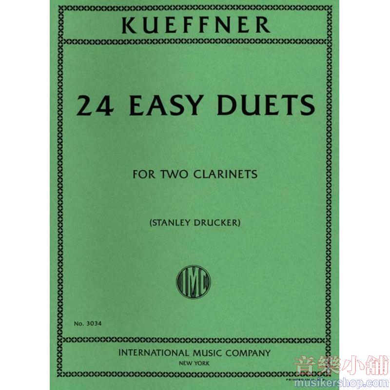 Kueffner：24 Duetti Facili (Drucker)