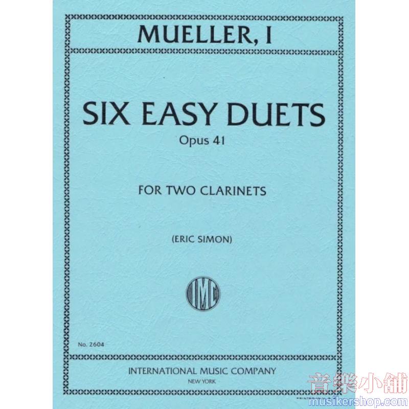 Mueller:6 Duetti Facili Op. 41 (Simon)