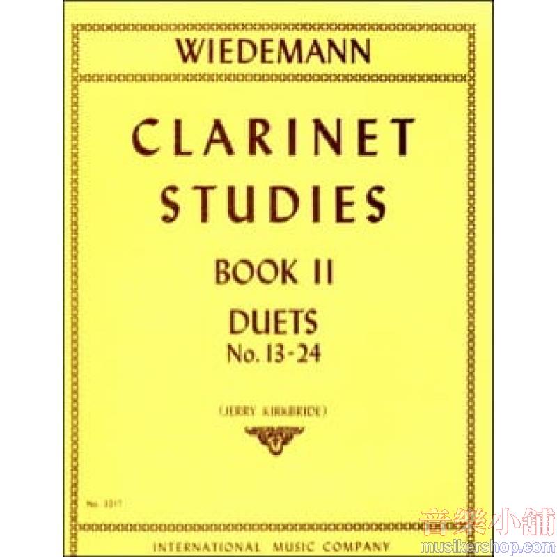 Wiedemann：Clarinet Studies Volume II, Duets 13-24