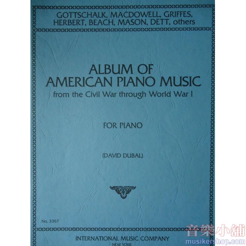 Album of American Piano Music