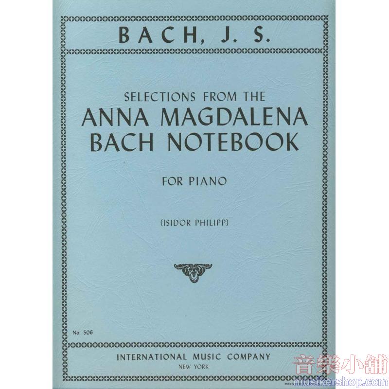 Bach：Little Music Book of Anna Magdalena (12 Selected Pieces)